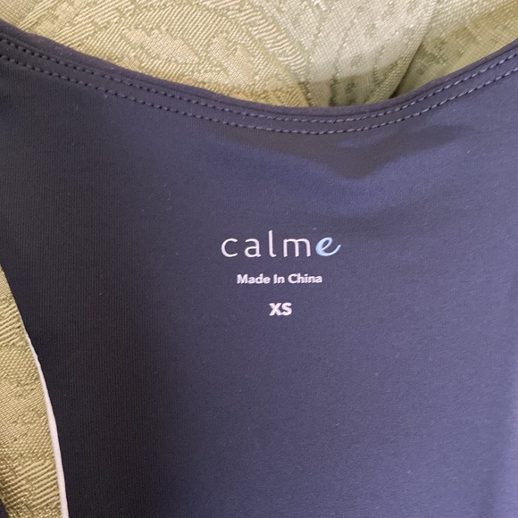 Johnny Was Calme Color Blocked Sports Bra & Leggings Set Size XS NWT Retail $206 - Picture 6 of 14